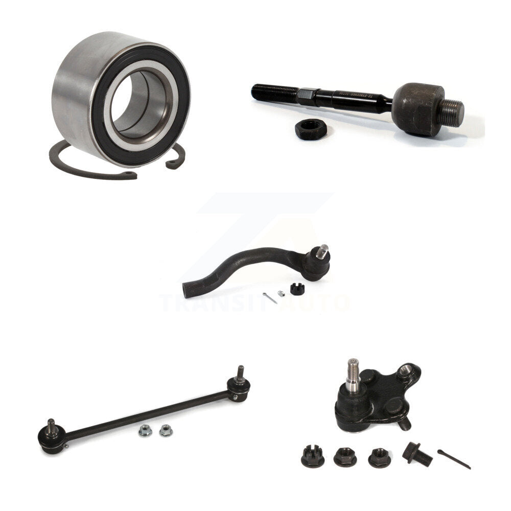 Bearing Lower Ball Joint Tie Rod Link Front Right Kit (5Pc) For Honda Civic ILX