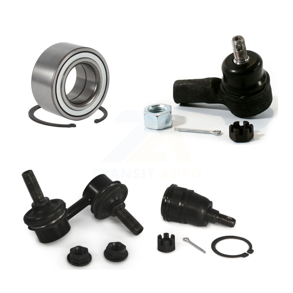 Wheel Bearing Lower Ball Joint Outer Tie Rod Link Front Right Kit For Honda CR-V