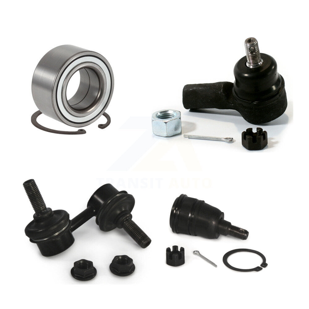 Wheel Bearing Lower Ball Joint Outer Tie Rod Link Front Right Kit For Honda CR-V