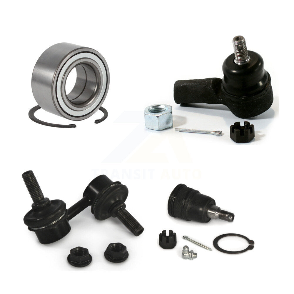 Bearing Lower Ball Joint Outer Tie Rod End Link Front Right Kit For Honda Civic