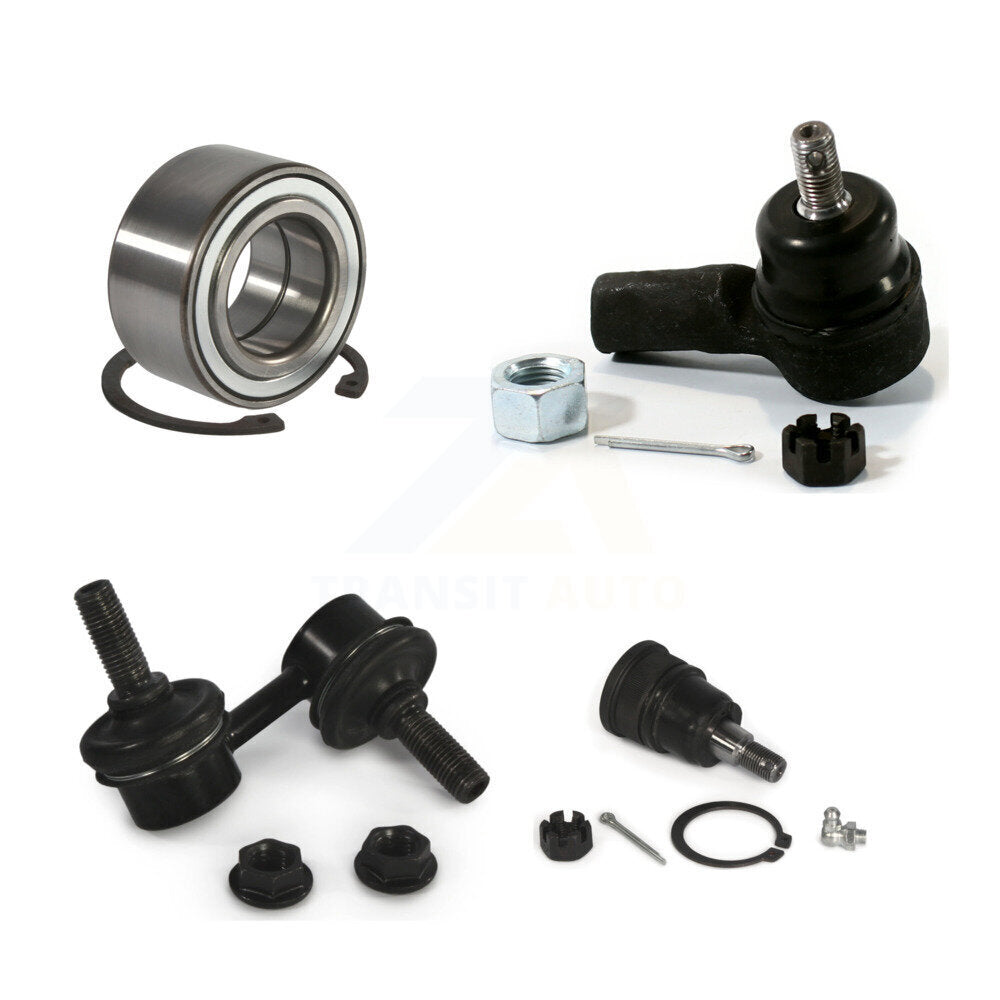 Bearing Lower Ball Joint Outer Tie Rod End Link Front Right Kit For Honda Civic