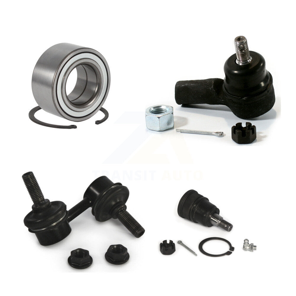 Bearing Lower Ball Joint Outer Tie Rod End Link Front Right Kit For Honda Civic