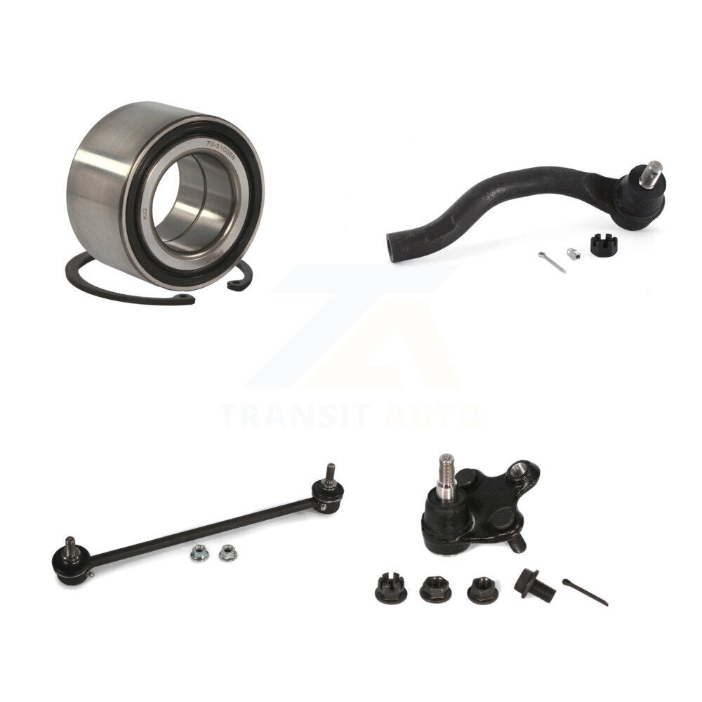 Bearing Lower Ball Joint Outer Tie Rod Link Front Right Kit For Honda Civic ILX