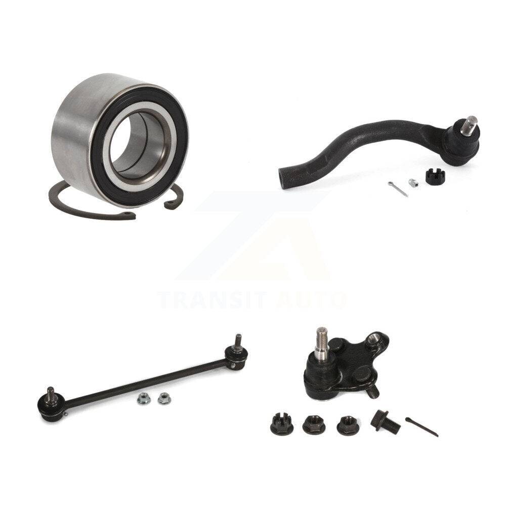 Bearing Lower Ball Joint Outer Tie Rod Link Front Right Kit For Honda Civic ILX