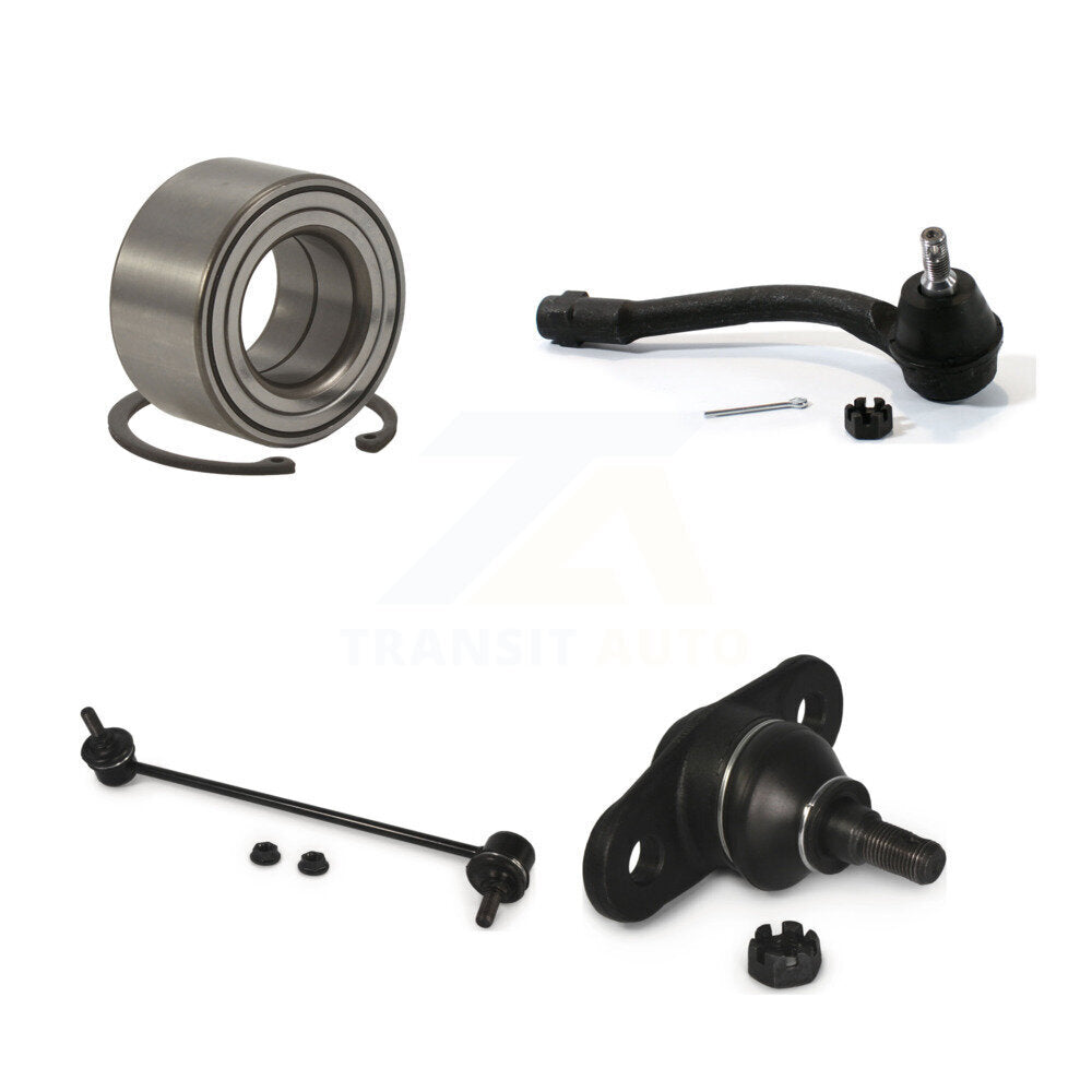Bearing Lower Ball Joint Outer Tie Rod End Link Front Right Kit For Kia Rio Rio5