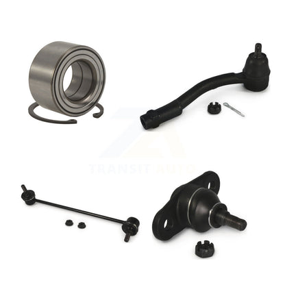 Bearing Lower Ball Joint Outer Tie Rod & Link Front Right Kit For Hyundai Accent