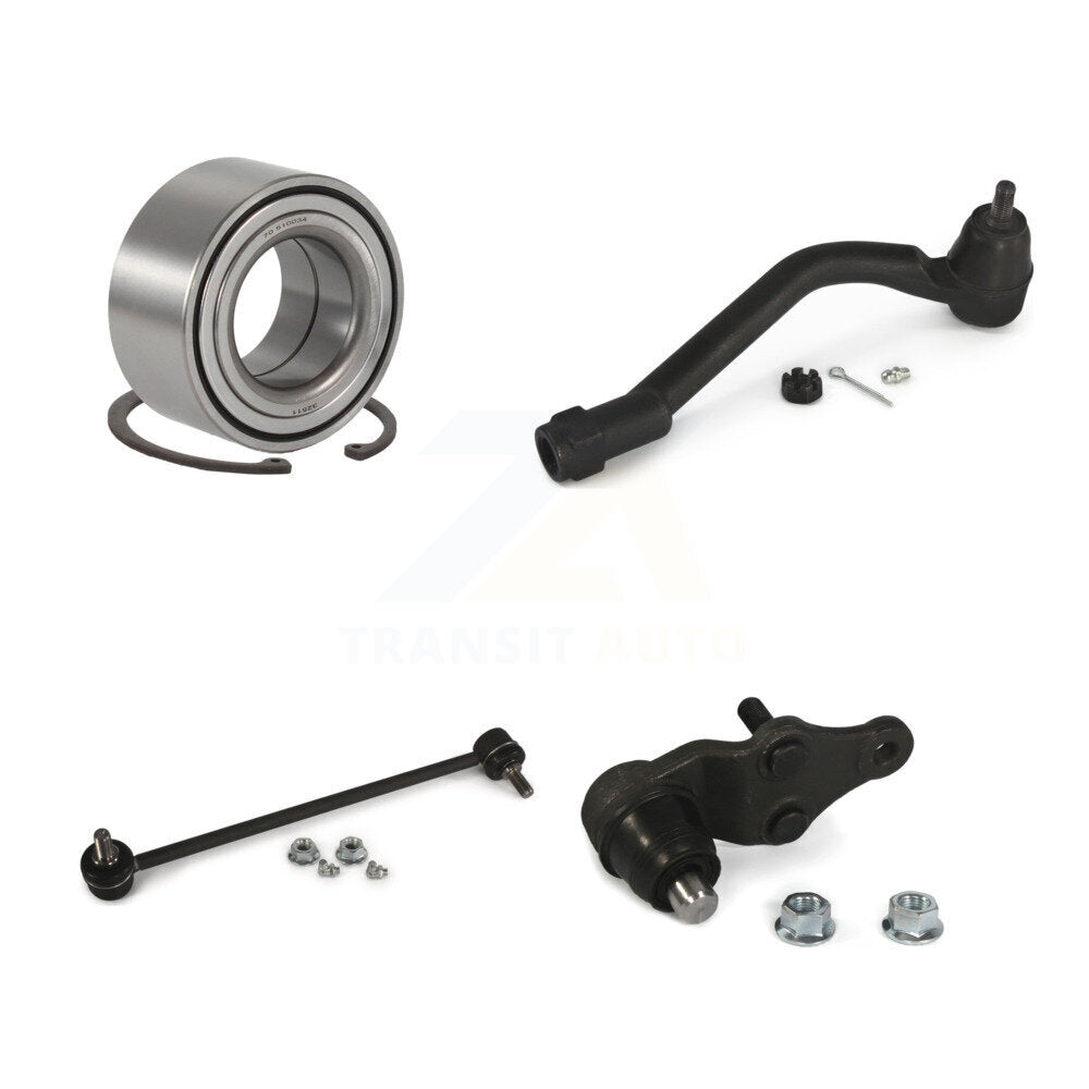 Wheel Bearing Lower Ball Joint Outer Tie Rod Link Front Right Kit For Kia Optima
