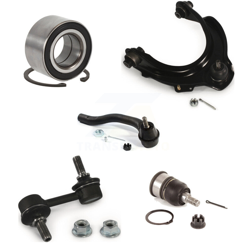 Bearing Upper Control Arm Lower Ball Joint Outer Tie Rod Link Front Left Kit For