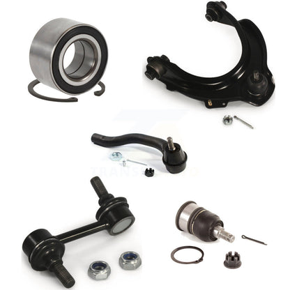 Bearing Upper Arm Lower Ball Joint Outer Tie Rod & Link Front Left Kit For Honda