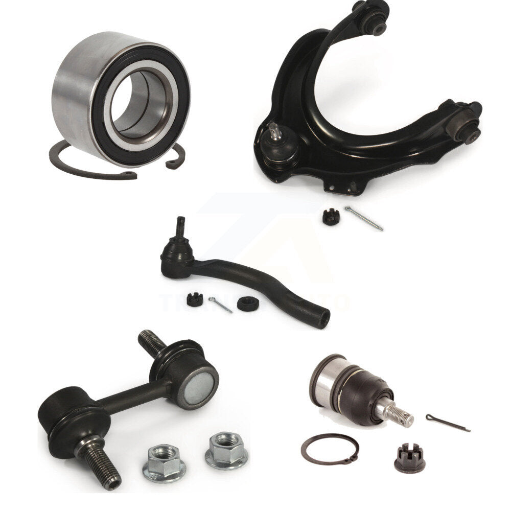 Upper Arm Lower Ball Joint Outer Tie Rod & Link Front Right Kit For Honda Accord