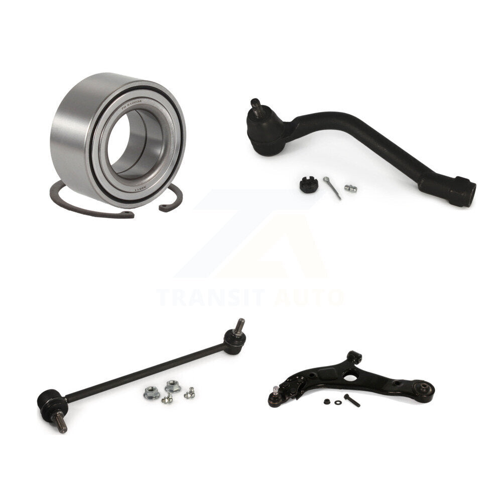 Wheel Bearing Lower Control Arm Outer Tie Rod Link Front Left Kit For Kia Optima