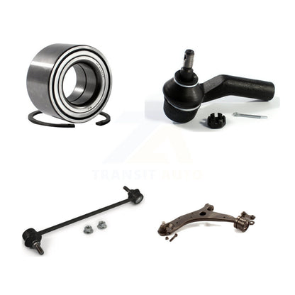 Bearing Lower Control Arm with BJ Outer Tie Rod Link Front Left Kit For Mazda 3