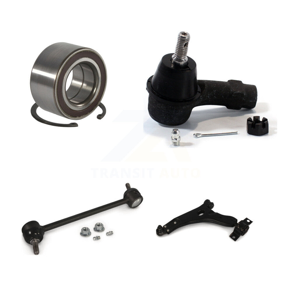Wheel Bearing Lower Control Arm Outer Tie Rod Link Front Left Kit For Ford Focus