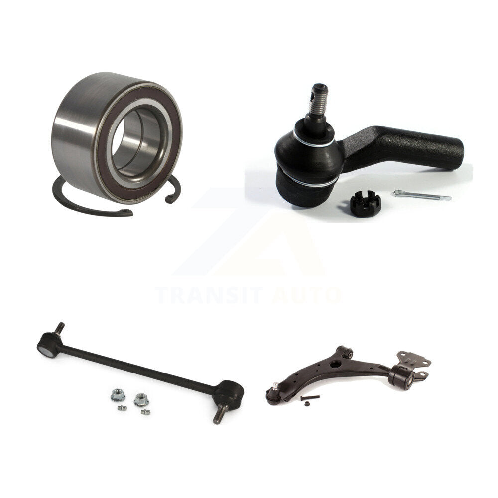 Bearing Lower Arm Outer Tie Rod Link Front Left Kit For 2010-2013 Mazda 3 Sport