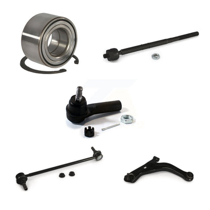 Wheel Bearing Lower Arm Tie Rod Link Front Left Kit (5Pc) For Ford Escape Mazda