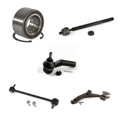 Bearing Lower Control Arm Tie Rod & Link Front Left Kit (5Pc) For Mazda 3 Sport
