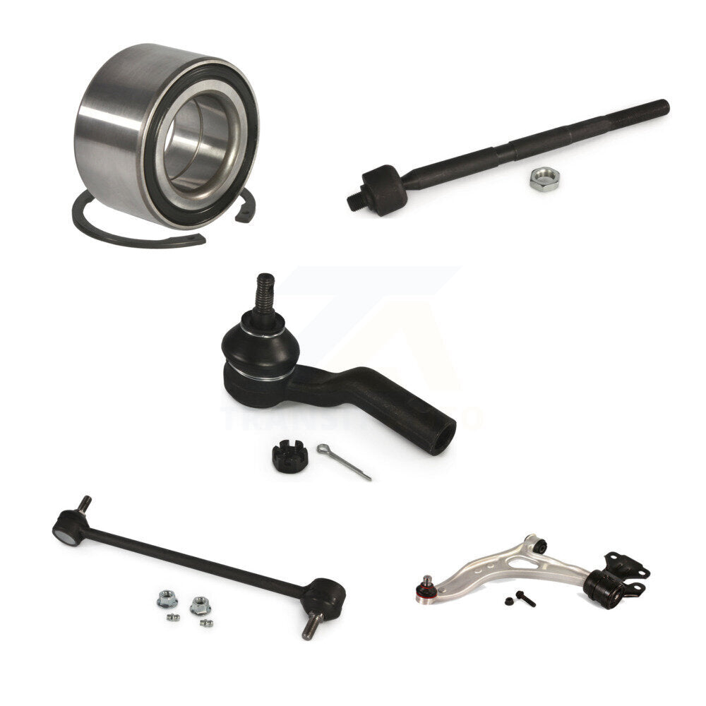 Bearing Lower Control Arm Tie Rod Link Front Left Kit (5Pc) For Ford Focus C-Max