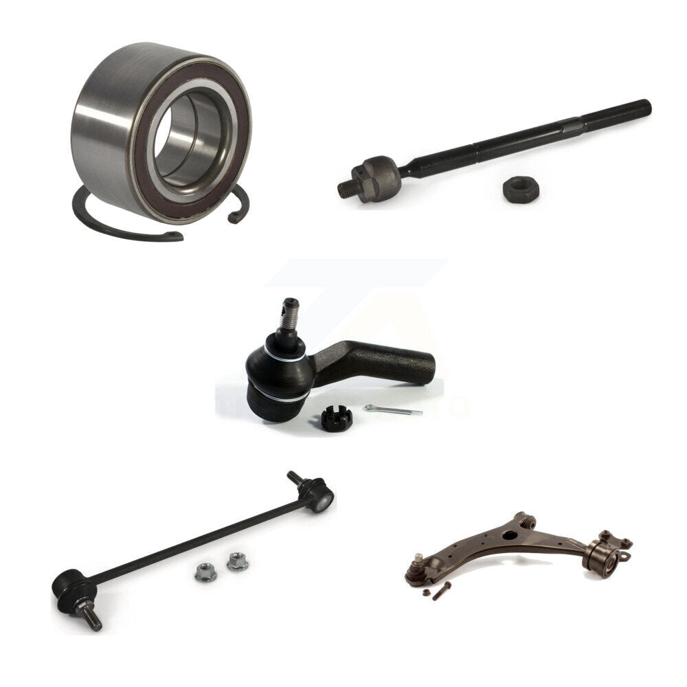 Bearing Lower Control Arm Tie Rod Link Front Left Kit (5Pc) For Mazda 3 5 Sport