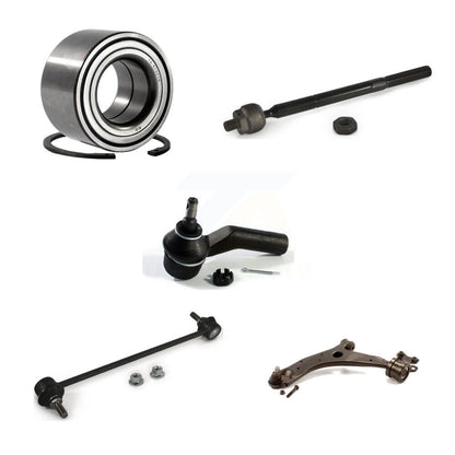 Bearing Lower Control Arm with BJ Tie Rod Link Front Left Kit (5Pc) For Mazda 3
