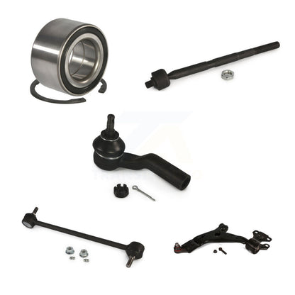 Bearing Lower Control Arm Tie Rod End Link Front Left Kit (5Pc) For Ford Escape