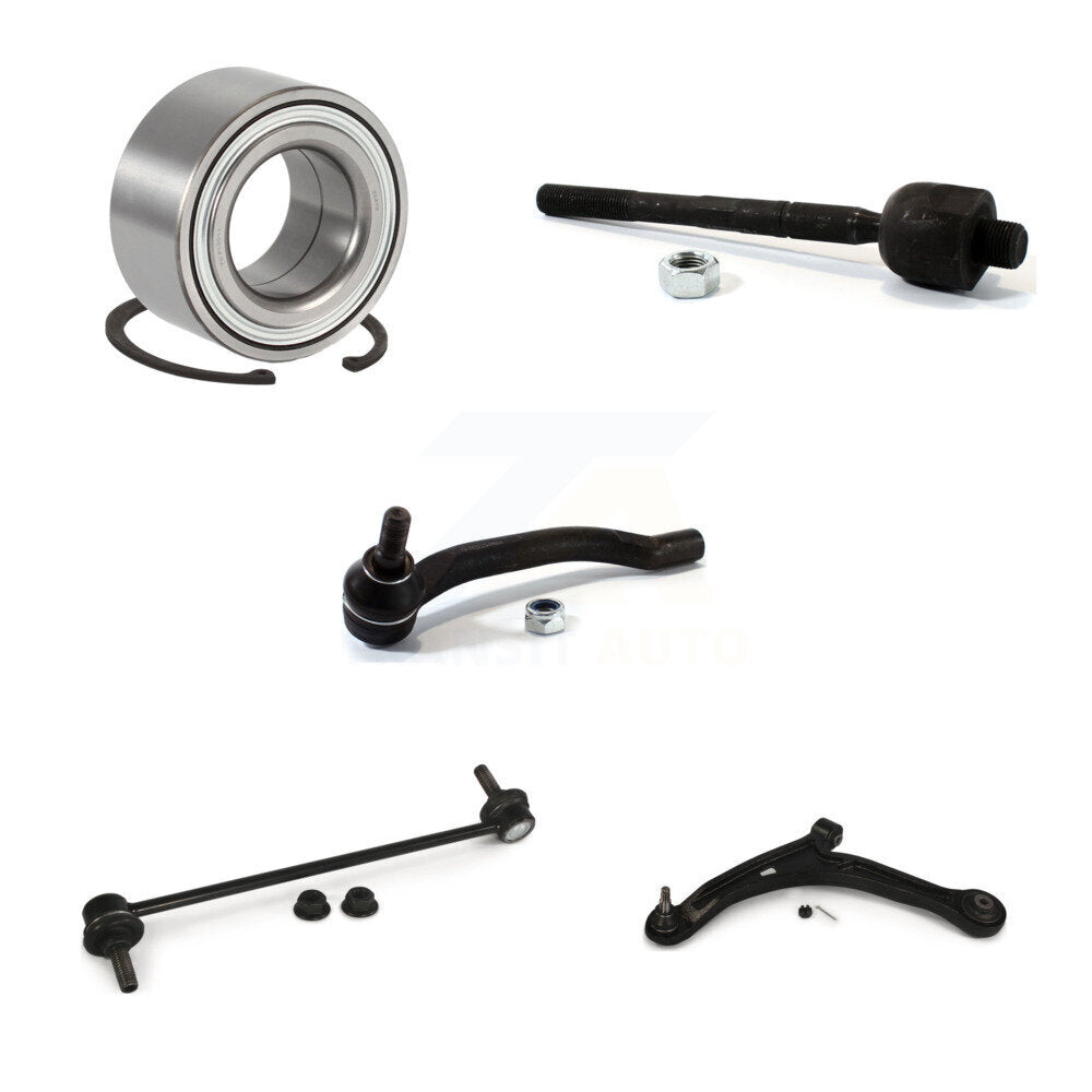 Bearing Lower Control Arm Tie Rod Link Front Left Kit (5Pc) For Honda Pilot MDX