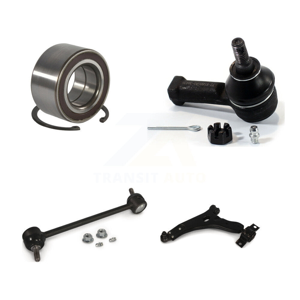 Wheel Bearing Lower Control Arm Outer Tie Rod Link Front Left Kit For Ford Focus