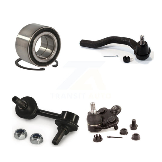 Bearing Lower Ball Joint Outer Tie Rod End Link Front Right Kit For Honda Civic
