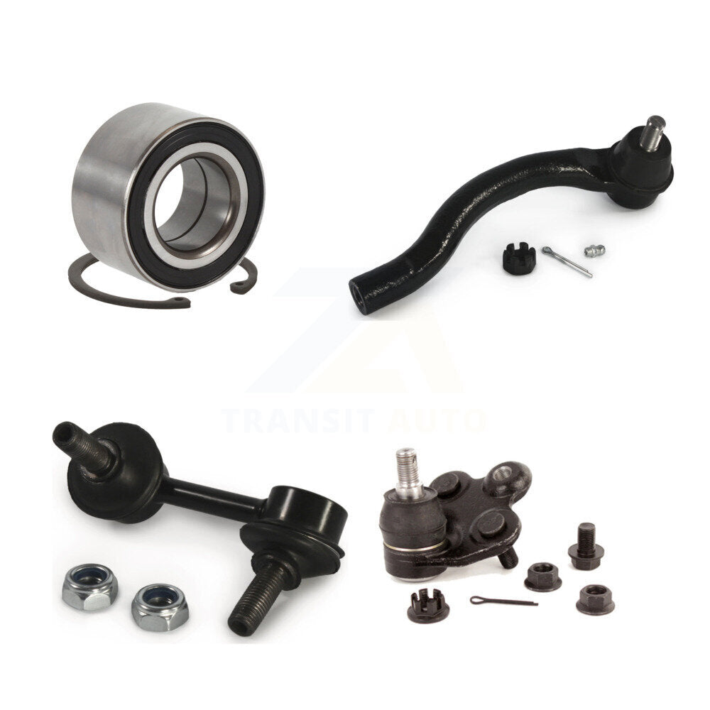Bearing Lower Ball Joint Outer Tie Rod Link Front Right Kit For Honda Civic 2.0L