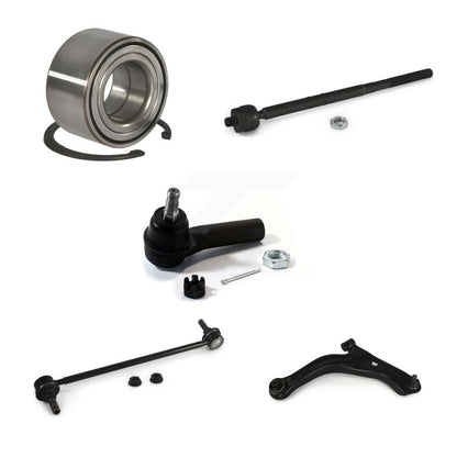 Wheel Bearing Lower Arm Tie Rod Link Front Right Kit (5Pc) For Ford Escape Mazda