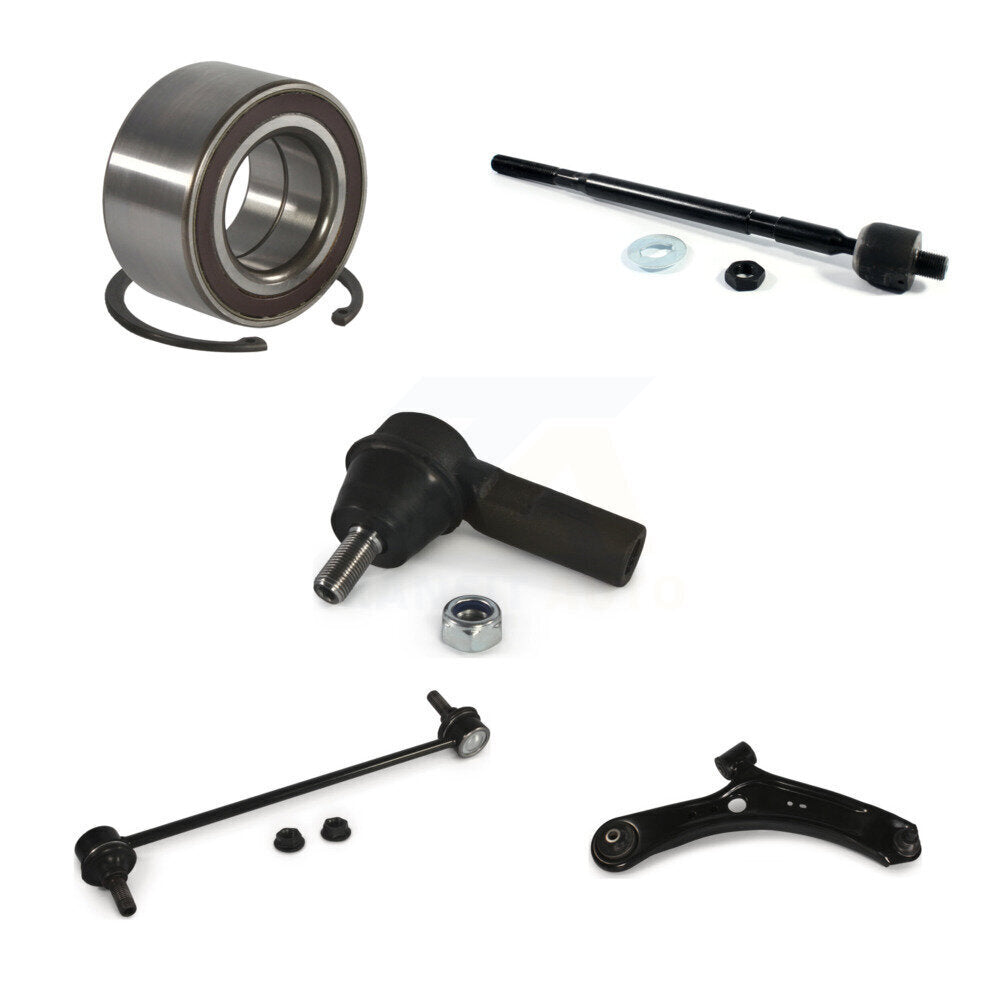 Bearing Lower Control Arm Tie Rod End Link Front Right Kit (5Pc) For Suzuki SX4