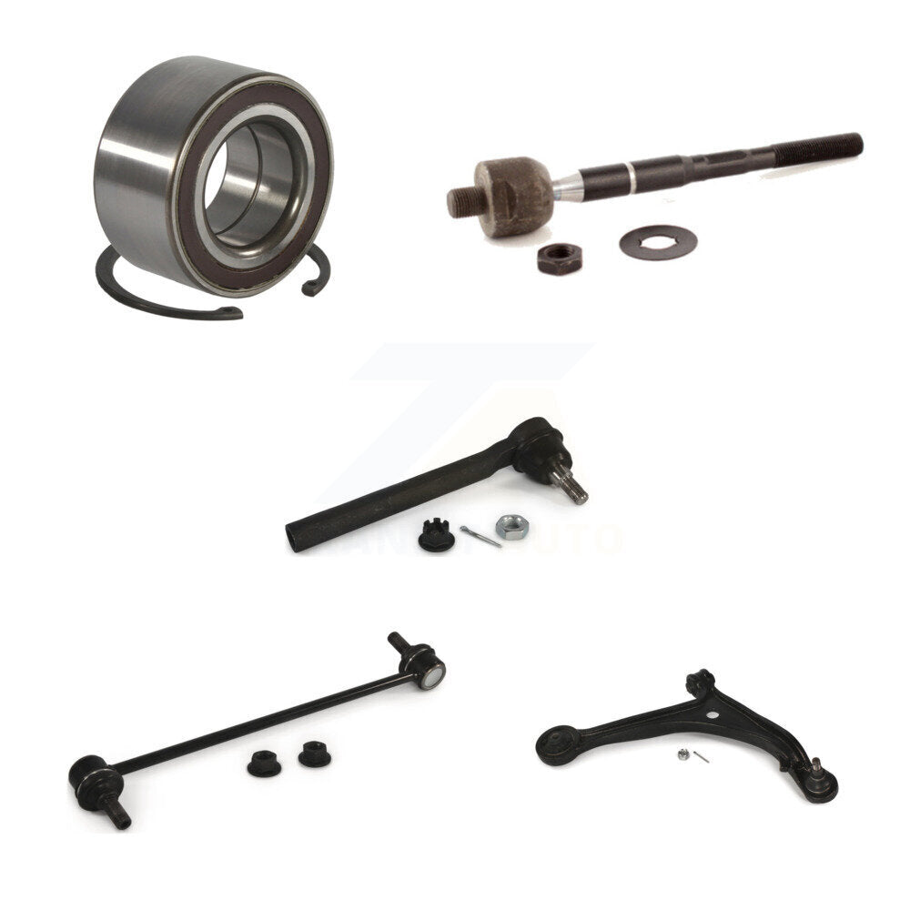 Bearing Lower Control Arm Tie Rod & Link Front Right Kit (5Pc) For Honda Odyssey