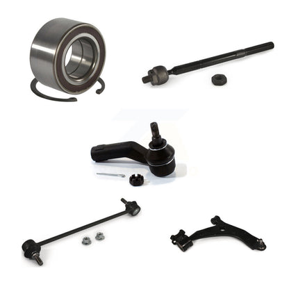 Bearing Lower Control Arm Tie Rod Link Front Right Kit (5Pc) For Mazda 3 5 Sport