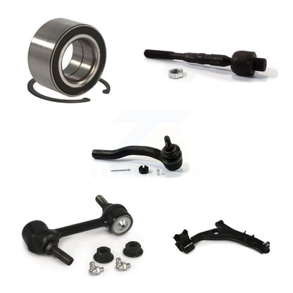 Bearing Lower Control Arm Tie Rod & Link Front Right Kit (5Pc) For Ford Edge MKX