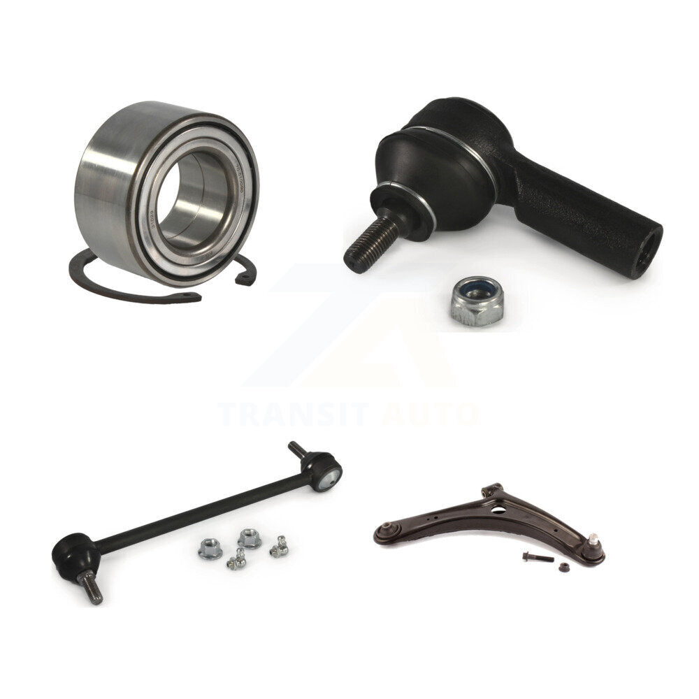 Bearing Lower Arm Outer Tie Rod & Link Front Right Kit For Mitsubishi Outlander