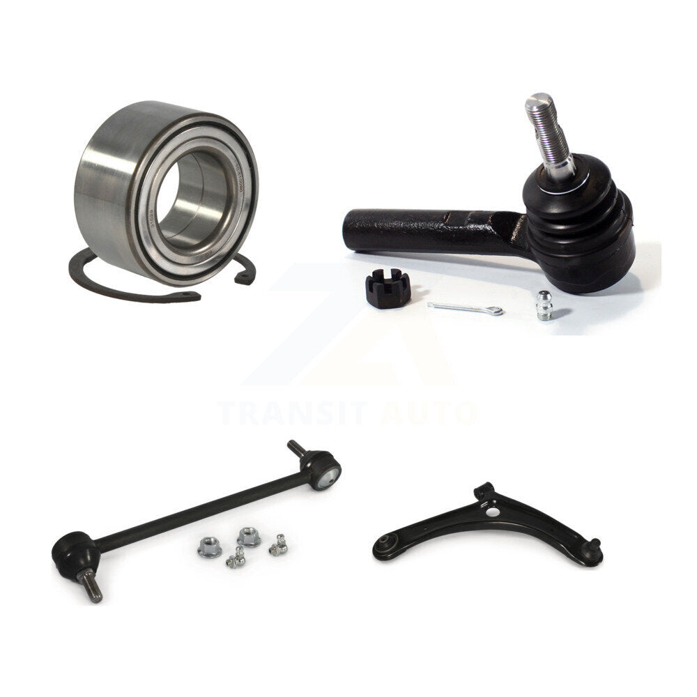 Bearing Lower Arm Outer Tie Rod & Link Front Right Kit For Jeep Patriot Compass