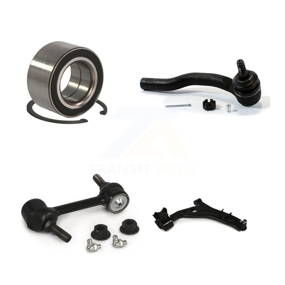 Bearing Lower Arm Outer Tie Rod & Link Front Right Kit For Ford Edge Lincoln MKX