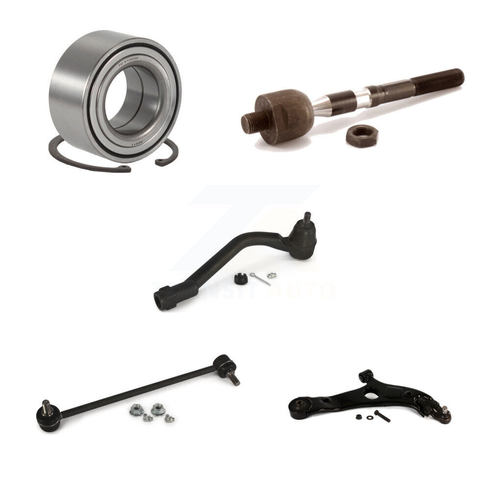 Bearing Lower Control Arm Tie Rod End Link Front Right Kit (5Pc) For Kia Optima