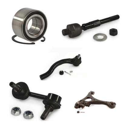 Bearing Lower Control Arm Tie Rod End Link Front Right Kit (5Pc) For Honda Civic
