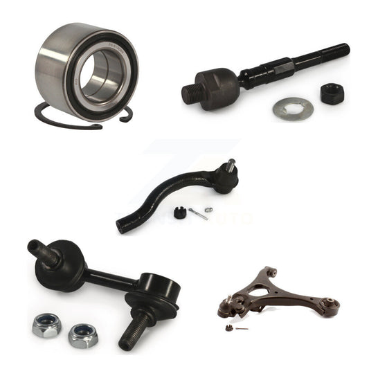 Bearing Lower Control Arm Tie Rod End Link Front Right Kit (5Pc) For Honda Civic