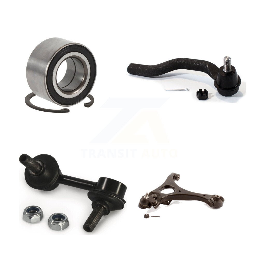 Bearing Lower Control Arm Outer Tie Rod Link Front Right Kit For 06-11 Acura CSX