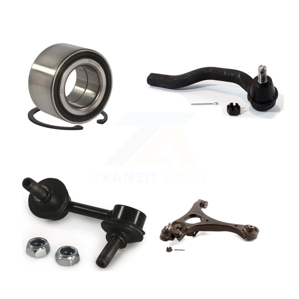 Bearing Lower Control Arm Outer Tie Rod End Link Front Right Kit For Honda Civic