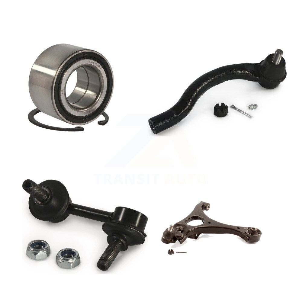 Bearing Lower Control Arm Outer Tie Rod End Link Front Right Kit For Honda Civic