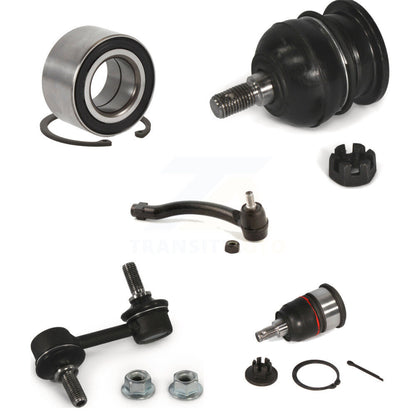 Bearing Upper Lower Ball Joint Outer Tie Rod & Link Front Left Kit For Acura TL