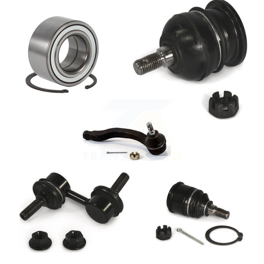 Bearing Upper Lower Ball Joint Outer Tie Rod Link Front Left Kit For Honda CR-V