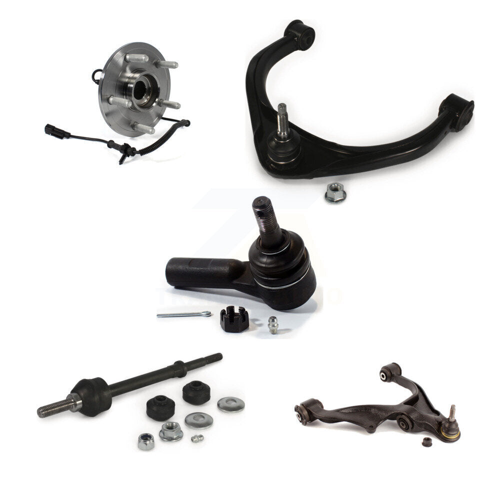 Bearing Lower Upper Control Arm Outer Tie Rod Link Front Right Kit For Ram 1500