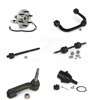 Hub Bearing Upper Control Arm Lower Ball Joint Tie Rod Link Front Right Kit For