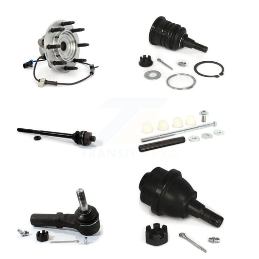 Bearing Upper Lower Ball Joint Tie Rod Link Front Kit (6Pc) For GMC Chevrolet HD