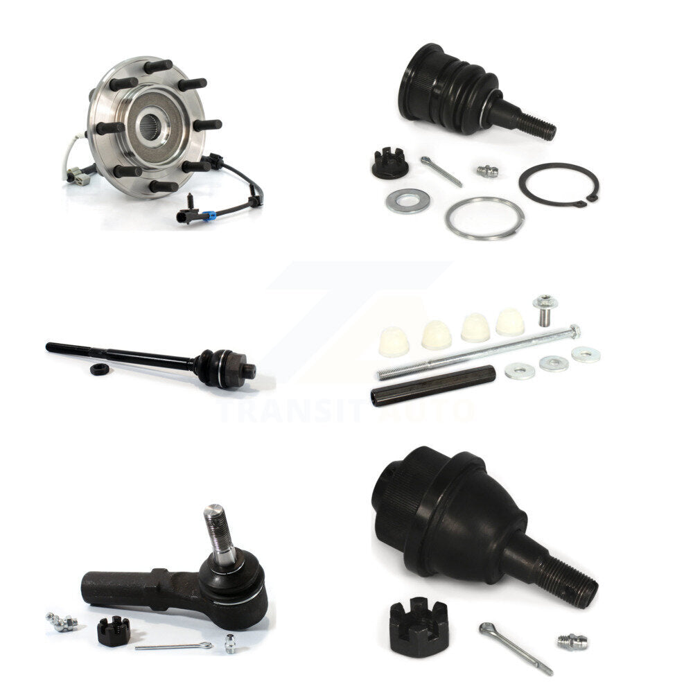 Bearing Upper Lower Ball Joint Tie Rod & Link Front Kit (6Pc) For Chevrolet GMC