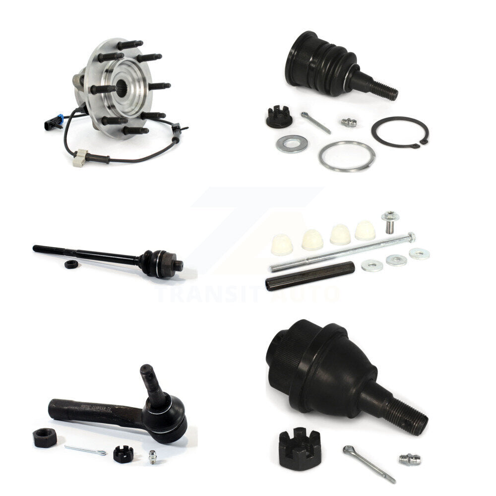 Bearing Upper Lower Ball Joint Tie Rod & Link Front Kit (6Pc) For Chevrolet 2500