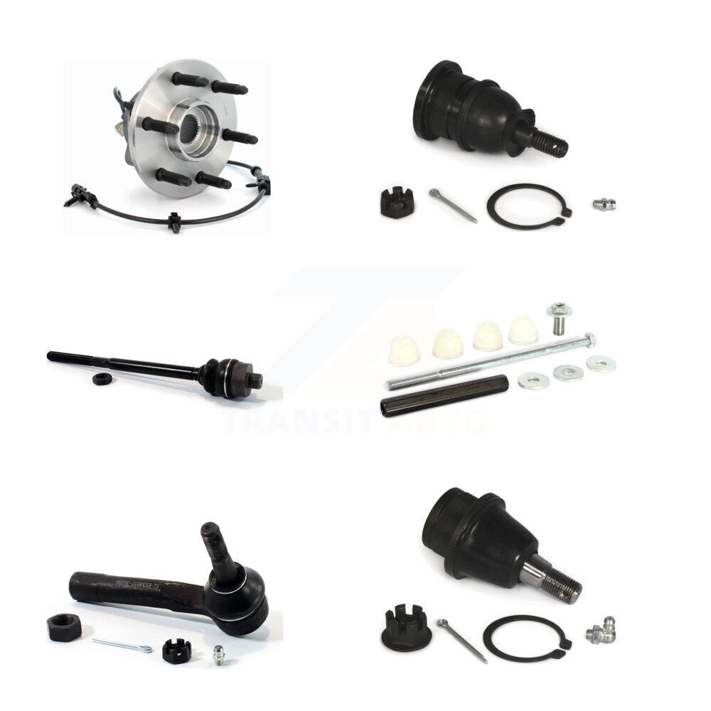Bearing Upper Lower Ball Joint Tie Rod Link Front Kit (6Pc) For Chevrolet GMC XL